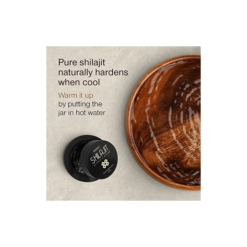 Pure Shilajit Resin 20 Grams- Purified & Natural - 80