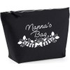 Hippowarehouse Nanna's bag printed make up cosmetic wash bag 18x19x9cm