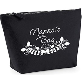 Hippowarehouse Nanna's bag printed make up cosmetic wash bag 18x19x9cm