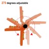 Guador Magnetic Spirit Level ABS Adjustable Angle Spirit Level Post