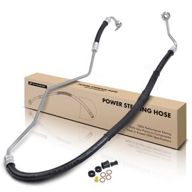 A-Premium Power Steering Pressure Hose Line Assembly Compatible with Mazda CX-7 CX7 2007 2008 2009 2010 2011 2012, 2.3L Gas, Pump To Rack/Gear
