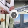 33 Ft Self-Adhesive Weather Stripping Door Seal, Brush Weatherstripping for