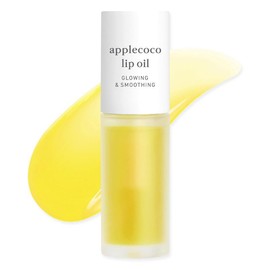 Nooni Korean Apple Lip Oil + Lip Stain | Glossy Lip Stain, Tinting & Long Lasting, Moisturizing Lip Care (13 options) Hydrate Lipgloss Lipstick Makeup Glossy Hydrating Moisturizer Plump Transfer-proof:_Coco