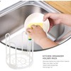 White Dinnerware Bowl Plate Racks and Holder Plastic Drain Rack