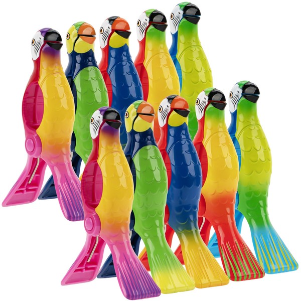 SHIDOW Beach Towel Clips, Jumbo Size Towel Clips for Beach