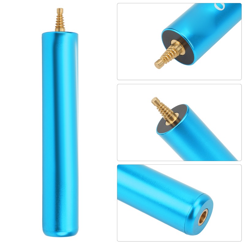 Aluminum Alloy Pool Billiard Cue Extension 6 Inch Snooker Cue