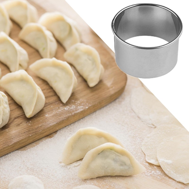 Round Cookie Cutter | Stainless Steel Donut Cutter Ring Molds,Professional