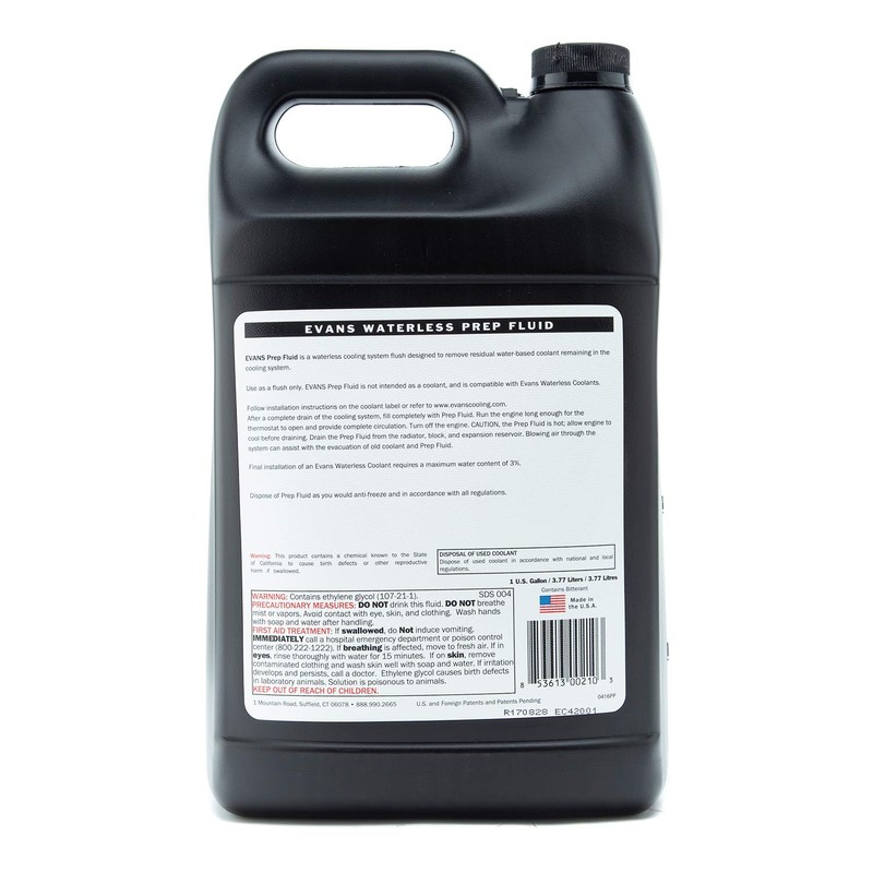 EVANS Coolant EC53001-EC42001 High Performance Waterless Coolant and Prep Fluid