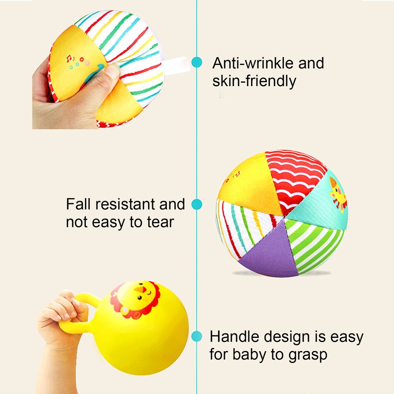 Baby Hand Catching Balls Babies Infant Sensory Developmental Newborn Catching