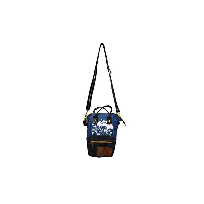 Raw Tangled Vertical Pouch 2 Color Denim Wind
