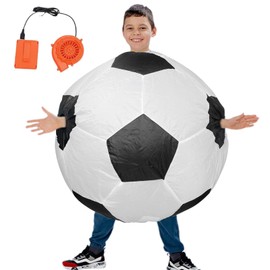 Inflatable Costume - Soccer-Shaped Inflatable Suit | Uniform for Cosplay Outfits Men Women Themed Birthday Parties Comic Cons