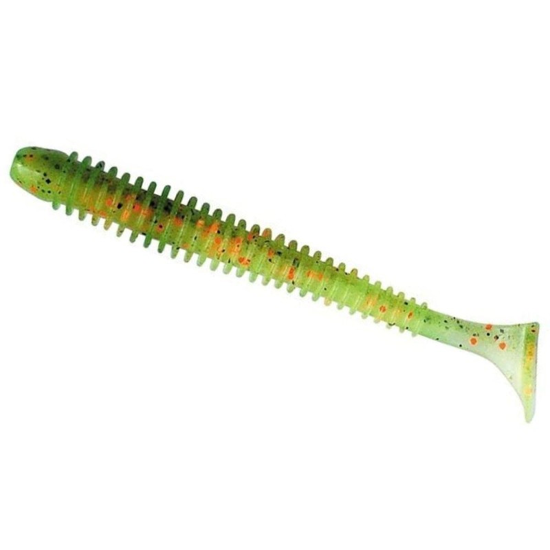 Keitech Swing Impact 4" Green Pumpkin/Chartreuse