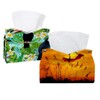 2 Pack Tissue Box Cover Holder, Flying Birds Sunset Rectangle