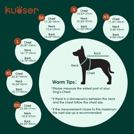 Kuoser Plaid Dog Sweater Hoodie, Warm Fleece Dog Sweaters for Medium Large Dogs, L Winter Knitwear Christmas Doggy Sweater, Cold Weather Pet Clothes for Girl Boy Dogs, Holiday Outfit and Gift, Green L