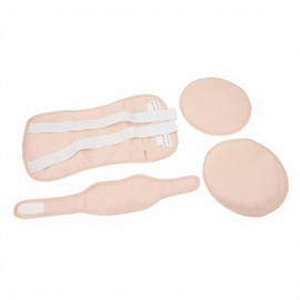 Paquete Aceite Ricino, Correa Ajustable, Envoltura Paquete de Aceite, Kit de Paquete de Aceite Ricino Masaje Reutilizable a Prueba de Ricino, para la Cintura, el Cuello y el
