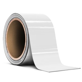 VViViD White Gloss Air-Release Adhesive Vinyl Pinstripe Tape Roll (2 Inch x 20ft)