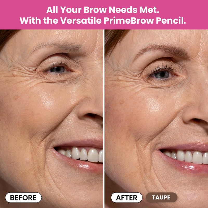 Prime Prometics PrimeBrow Pencil for Mature Women – Ultra-Precise Tip