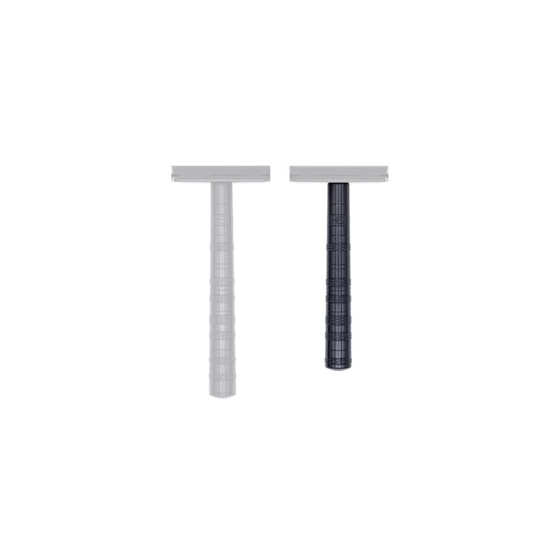 HENSON SHAVING AL13 Replacement Handle, Short Jet Black
