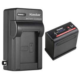 Kastar 1 Pack Battery and AC Wall Charger Compatible with Canon BP-975 BP-945 BP-950G BP-955 E1 E2 E30 E65AS EOS G1000 G1500 G2000 GL-1 GL-2 MV10i MV20i MV100i MV200 MV200i DM-MV1 DM-MV10 DM-MV20