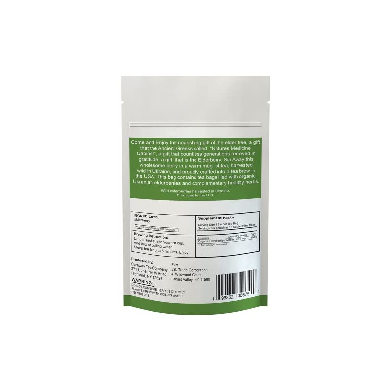 Elderberry Tea (15 ct) - Made in the USA