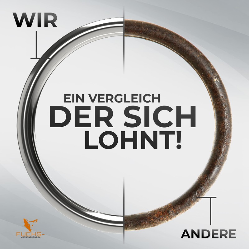 Stainless Steel Rings | Selectable: 20 mm - 50 mm