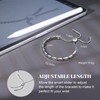 RainSo Women's Magnetic Bracelet Stainless Steel with Crystal Design Adjustable