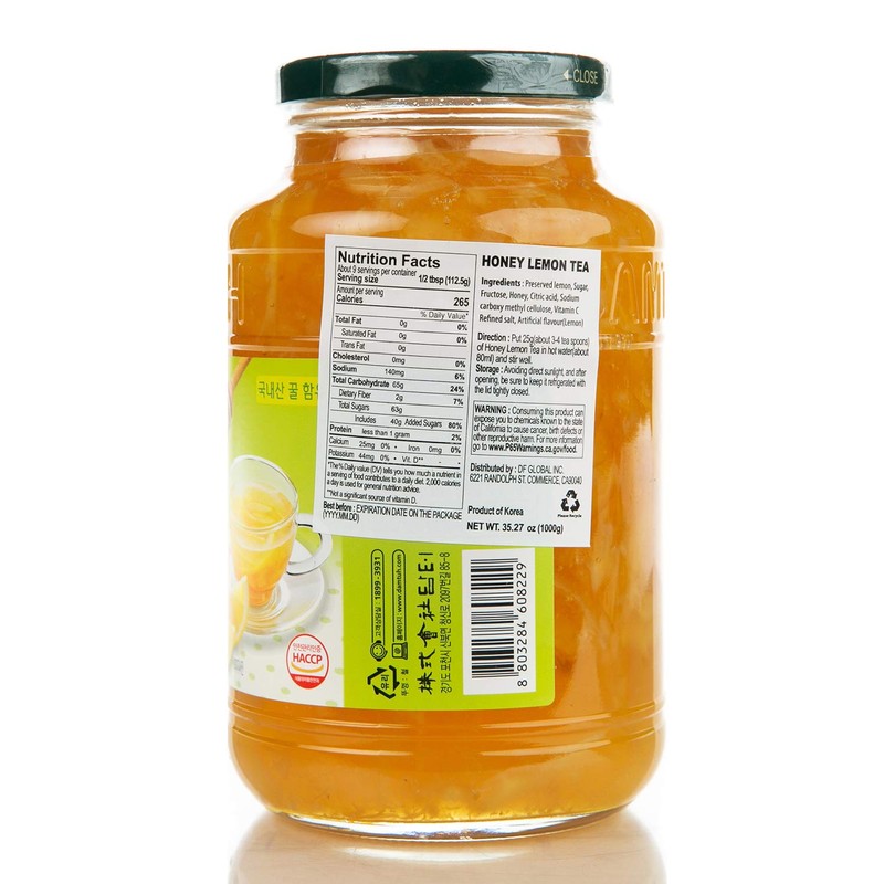 Damtuh Korean Honey Lemon Tea 2.2 lb (35.3 fl oz)