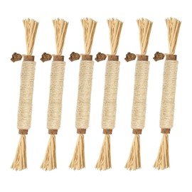 Nepfaivy Cat Toys for Indoor Cats - Silvervine Stick Cat Chew Toy, 6 PCS Cat Nip Toy for Teeth Cleaning, Natural Dental Catnip Sticks for Kittens