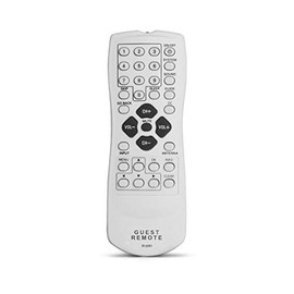 RCA Guest TV Remote for CT Series TVs | Standard Replacement Television Remote. Grey White. | R130K1
