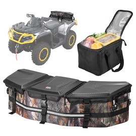 KEMIMOTO Upgraded ATV Cargo Bag, 50L ATV Front/Rear Rack Toolbox Trunk Cooler Bag Compatible with Can-am X3, Outlander Renegade 500 800 570 850 650 1000 MAX 500 (Camo)