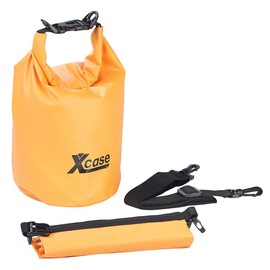 Xcase Waterproof Bags: Waterproof Dry Bag, Heavy Duty Industrial Tarpaulin, 5L Orange (Plastic Bags Waterproof, Truck Tarpaulin Packing Sack, Underwater Light)