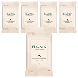 Deerskin Lacto Feminine Tissue 10p, 31g, 5 units / 디어스킨 락토 페미닌 티슈 10p, 31g, 5개
