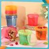 Funnymoom 16 Pack 32 oz Plastic Rum Buckets for Drinks