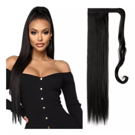 Felendy Extensión De Cola De Cabello Lacio De 24 Pulgadas