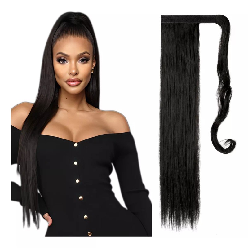 Felendy Extensión De Cola De Cabello Lacio De 24 Pulgadas