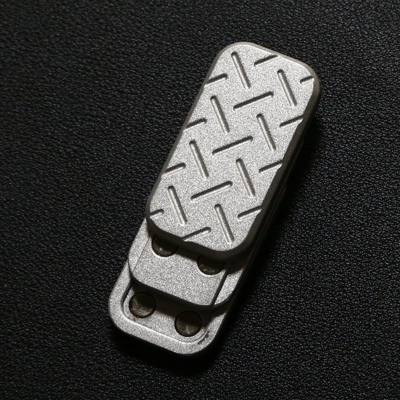 Magnetic Haptic Slider Stress Anxiety Relief Striped Pattern Ergonomic Alloy