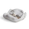 Danya B. CSK8076 Handle with Care Hands Holder, White Poly