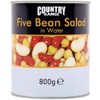 Country Range Five Bean Salad in Water - 1x800g