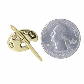 Jim Clift Design Artist Palette Gold Lapel Pin - 1 Count
