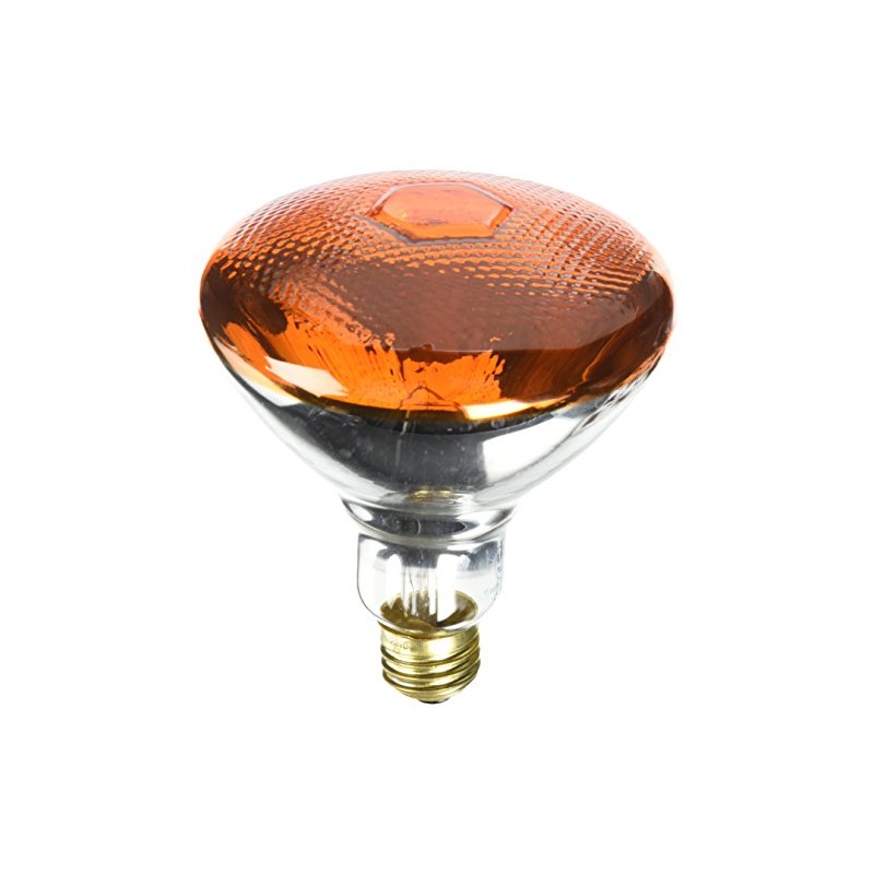 Westinghouse Amber 0441100, 100 Watt, 120 Volt Incandescent BR38 Light