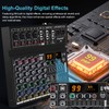 6 Channel DJ Mixer, Professional Audio Mixer, Metal, DSP 99