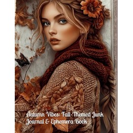 Autumn Vibes: Fall-Themed Junk Journal & Ephemera Book | 212 Pages of Double-Sided Vintage-Inspired Paper, Backgrounds, Journaling Cards & More for Creative Collage, Scrapbooking, and Journaling