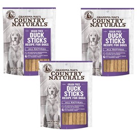 Grandma Mae's 3 Pack of Grain-Free Duck Sticks Dog Treats, 5 Ounces Each, Made in The USA3