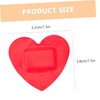 OHPHCALL Heart Shaped Care Patches 50pcs Breathable Hemostatic Stickers for