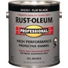 Rust-OLEUM 242251 Professional Gallon Flat Black Protective Enamel