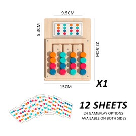 CVDYWDJIE 1 Set of Educational Toys for Children, Thinking Training Toy, Early Education Toy Made of Wood, Creative and Interesting Toy