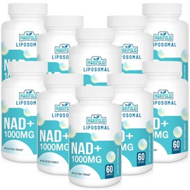 Maripolio- “Suplemento liposómico NAD+ 1000 mg | Pontecy NAD más alto | Absorción máxima | Suplemento NAD puro | Es
