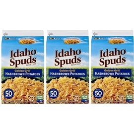 (Pack of 3) Idaho Spuds Hashbrown Potatoes, Golden Grill, Box, 33.1 oz
