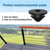 300Pack Cable Railing Rubber Grommets,Black 1/8" Cable Railing Kit Protector