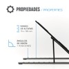 IGGUAL SOPORTE PORTÁTIL PLEGABLE Aluminium 17